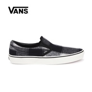 Vans Classic Slip-On Brushed Plaid Black/White For Mens