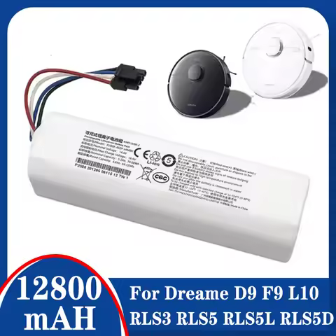 14.4V 9800mAh Li-Ion Replacement Battery for Dreame D9 F9 L10, D9 Pro, D9 MAX, D10 Plus, D10s, L10s 