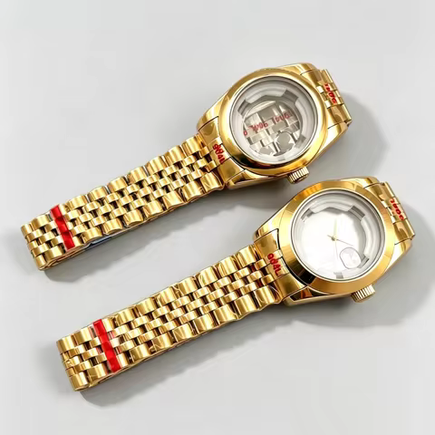 Elegant Sakura Watch Mod Parts Silver Blank 29.5Mm Case Fit NH05 Movement Ladies Mechanical Dial Rep