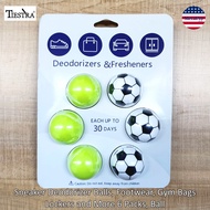 Tiestra® Sneaker Deodorizer Balls Footwear Gym Bags Lockers and More 6 Packs ลูกบอลดับกลิ่นรองเท้า ก
