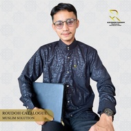 kemko sultan terbaru kemko sultan embos bahan premium lengan panjang Koko embos