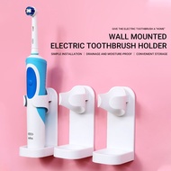 Electronic Toothbrush Holder Wall Mounted for Bathroom, Adhesive Toothbrush Holders Saving Space