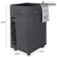 80L/96L Super Large Laundry Basket with Wheels Oxford Cloth Laundry Basket Waterproof Dirty Clothes