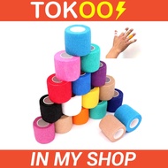 Colorful Sport Self Adhesive Elastic Bandage Wrap Tape Elastoplast For Knee Support Pads Finger Ankl