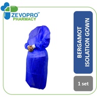 BERGAMOT ISOLATION GOWN 1 SET