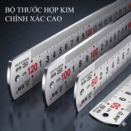 Super Durable Engraved Stainless Steel Metal Ruler, All Sizes 50cm 60cm 100cm 120cm For Engineering,