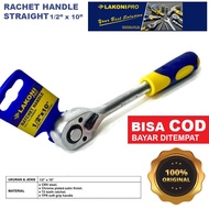 RACHET HANDLE RUBBER HANDLE 1/2"x10" LAKONI PRO STRAIGHT RACHET HANDLE/