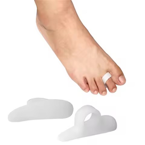 2PCs temporary orthotics hammer toe pad protector isolation gel support pad