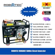 EUROX 4.5KW Diesel Generator – Model RDH6002 | Silent | 4-Stroke