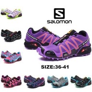 【臺灣現貨】Salomon Speed Cross III緩震強力牽引女登山鞋戶外越野登山鞋