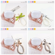 ins Pearl Case For QCY Crossky C30/C30S T20 HT03 HT07 T17 T8/T8s/T8pro Case For QCY T20 Silicone Ear
