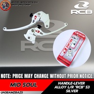 MIO SOUL 115 CARB HANDLE-LEVER ALLOY L/R "RCB" S3 SILVER (UH38AMZBAZ5)