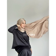 Armani Satin Silk Shawl (Elastic Band)