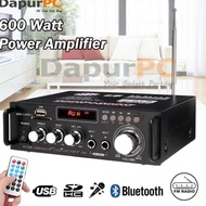 Karaoke Home Theater FM Radio Bluetooth Audio Amplifier 600W