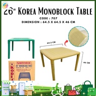 [NEW ITEM] [[SALE] 26" KOREA MONOBLOCK TABLE / MINI TABLE / OUTDOOR TABLE
