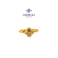 AIHUA Cincin Clover (5G) Cincin Emas 916 Ori
