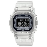 (AUTHORIZED SELLER) Casio G-Shock Digital Transparent White Resin Strap Men Watch DW-B5600G-7DR