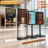 Poster Display Stand Heavy Duty KT Foamboard Sign Stand Easel Banner Advertising Stand Metal Double 