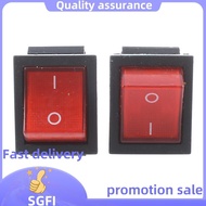 16A/250VAC 20A/125VAC Red Indicator Light 4 Pin ON/OFF DPST Rocker Switch 2 Pcs.fivepointsg