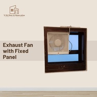 Top Hung Window with KDK Exhaust Fan