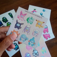 [MYUME.STORE] AESTHETIC STICKERS AMONG US; TUMBLR STICKERS AMONG US; AESTHETIC STICKERS