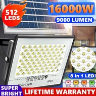 ESSONIO 16000W Lampu Solar BUY 1 TAKE 1 Solar Light Outdoor Lighting Waterproof Solar Flood Street L