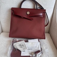 Hermes herbag 31 手提單肩包 Y刻 肩帶有截短 長75