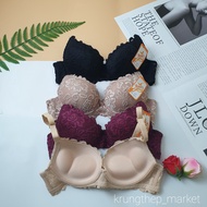 ANNY 2277 DOUBLE LIFTING BRA, LACE MIXED, WITH FRAME MADE IN THAILAND