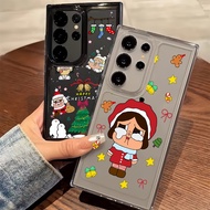 Samsung S26 Ultra S25 Ultra S25FE S24 Ultra A56 A26 A55 Christmas CryBaby Hard Transparent Space Cas