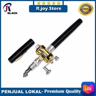 Pancingan Pulpen Mini Fishing Rod Pen Joran Pancing Pulpen Pancingan Mini Portable Alat Pancing Mini