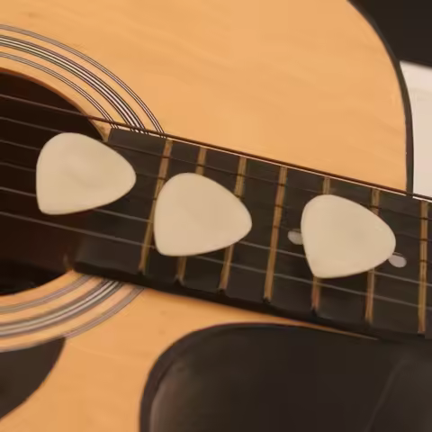 Natural Guitar Picks Ukulele Picks Electric Guitar Picks Ox Bone Finger Picks Guitar Plectrums for G