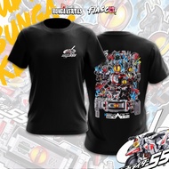 Baju Kamen Rider Faizz Cotton S-5XL Tshirt / Baju Microfiber Jersi / Jersey Sublimation / Tshirt Jersey