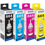 EPSON T664 Original 70ml Full Set Refill Ink T6641 6642 6643 L120/L210/L360/L385/L1300 Original