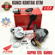 KUNCI KONTAK SET 35010-KTM-850 MOTOR HONDA SUPRA X 125 KARBU KUALITAS ORISINIL GEMBOK ASLI AHM KONCI