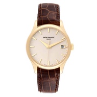 Patek Philippe Patek Philippe Calatrava (Reference 5227J). A yellow gold automatic wristwatch with d