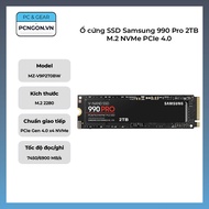 [PCNGON] Samsung 990 Pro 2TB M.2 NVMe PCIe 4.0 SSD (MZ-V9P2T0BW)