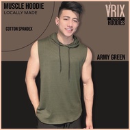 ▤ ▩ ▧ MUSCLE TEE HOODIE BY VRIX SHOP