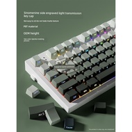 OEM Aohid Side Engraved Keycap Gradient Light Translucent OEM Height PBT Material Tarantula f87pro/f