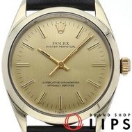 古董勞力士蠔式恆動男士腕錶，蠔式1024(2)，附原廠錶盒和保固卡，18K黃金/不鏽鋼/皮革錶帶，顏色錶盤，1969年，成色極佳 [二手]