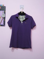 💞burberry XL號偏小 紫色polo衫