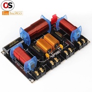 OS Audio Crossover 3-Way Speaker Divider 200-500W 45Hz-23kHz Professional Stage Home Theater 3-Unit 
