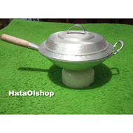 Original Garut Aluminum Ufo Frying Pan + Lid Diameter 25Cm to 40Cm.