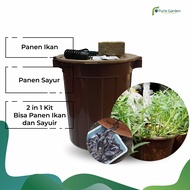 Purie Garden Paket Aquaponik Budidaya Ikan Dalam Ember (BUDIKDAMBER)