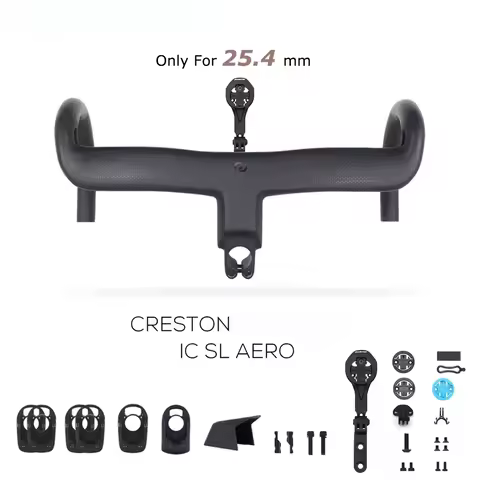 SYNCROS Foil RC 25.4mm Full Carbon Creston IC SL AERO,Integrated Road Bike Handlebar Integrated Cabl