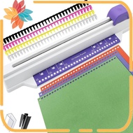 Hand Push Binder, 30 Hole Binder Machine, Coil Binder, Home Desktop Binder Puncher for A4 A5 A6 A7 B