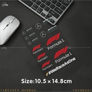 F1 Formula Car Mercedes AMG Horse Oil F1 Fleet Motorcycle Car Body Decoration Transfer Sticker