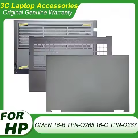 For HP OMEN 16-B TPN-Q265 16-C TPN-Q267 Laptop LCD Back Cover Screen Back Shell Top Cover Frame Uppe