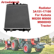 Artudatech Radiator For Kubota M8200 M9000 M9000HD M6800HDC M6800S Tractor 3A751-17100