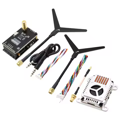 1.2G 1.2GHz 1W 1.6W 2W 25mW/2000mW VTX Switchable Video Transmitter Module w/ 1.2G 8Ch VRX For FPV L