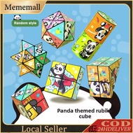 1pcs Style Random Cube Folding 3D Panda Cube Cube 3D Panda Stress Relief Cube
